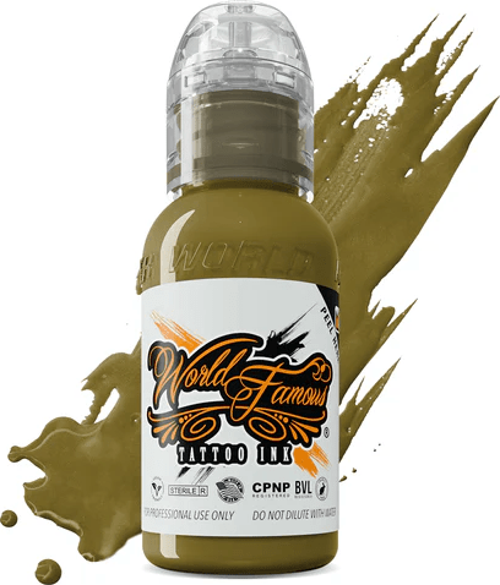 Sicilian Olive - World Famous Ink Dövme Boyası - 1oz/30ml