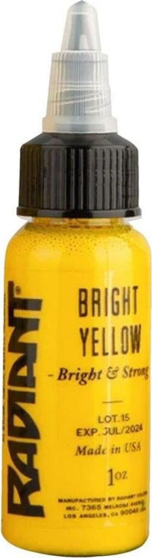 Bright Yellow - Radiant Tattoo Dövme Boyası - 1oz/30ml