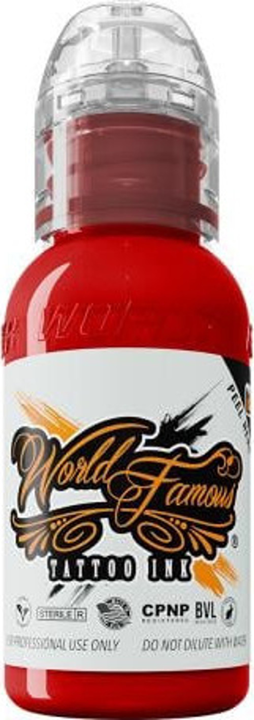 Melek Bright Red - World Famous Ink Dövme Boyası - 1oz/30ml