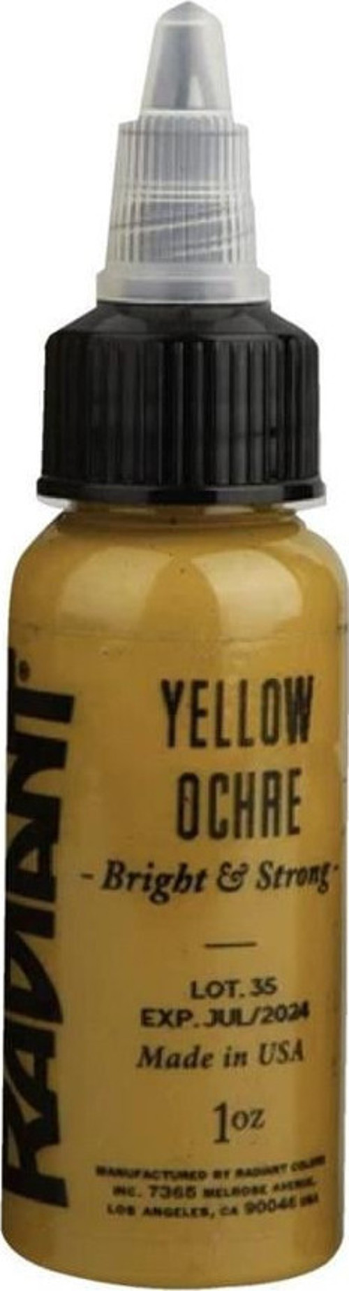 Yellow Ochre - Radiant Tattoo Dövme Boyası - 1oz/30ml