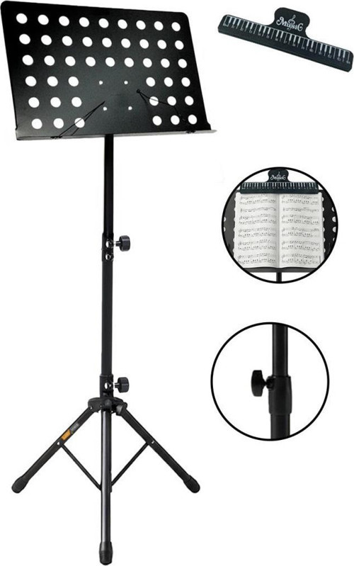 NT-106CS Taşıma Çantalı Makaslı Tel Nota Sehpası Seti
