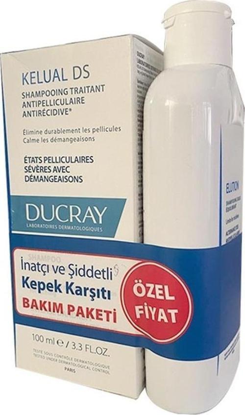 Kelual Ds Kepek Şampuanı 100 ml + Elution Günlük Devam Şampuanı 200 ml