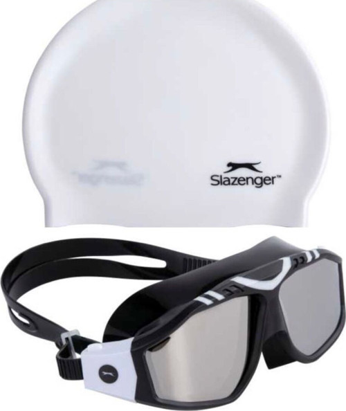 Yetişkin Yüzücü Gözlüğü MIRROR GL6 BlackBlackWhite+BONE