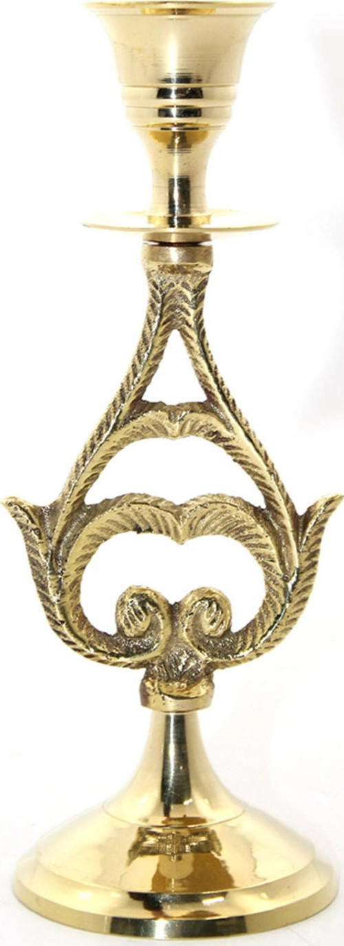 Tekli Pirinç Şamdan Model 6