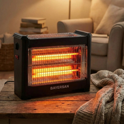 Şömine Tipi Isıtıcı Soba 1800W