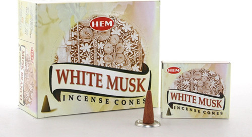 White Musk Aromalı Konik Tütsü