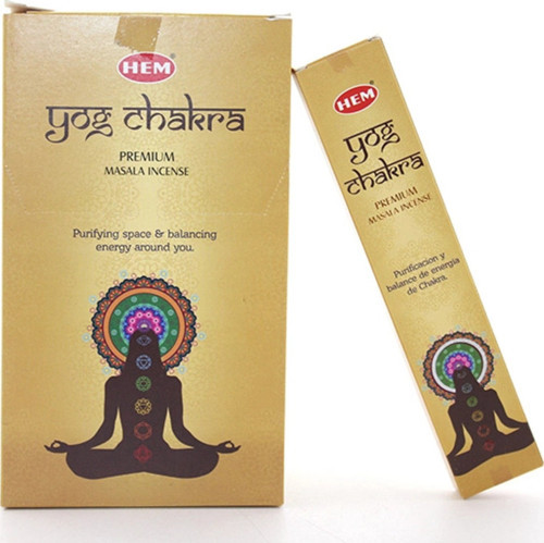 Hem Yog Chakra Masala Aromalı Çubuk Tütsü
