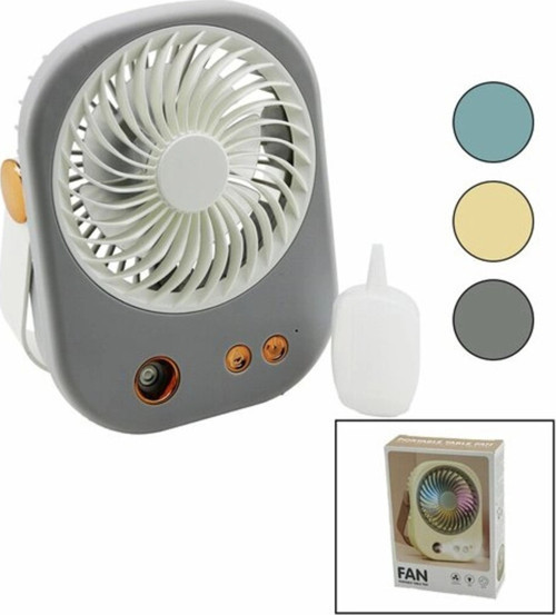 Su Spreyli Masaüstü USB Mini Fan
