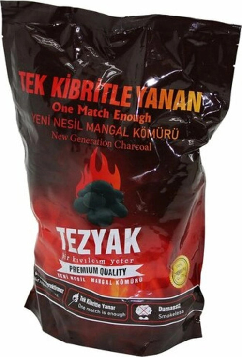 Yeni Nesil Çabuk Tutuşan Mangal Kömürü 2 KG