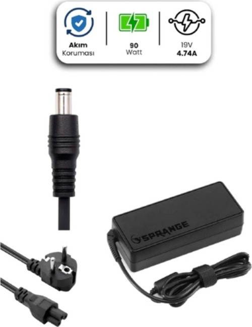 19V 4.74A 4.8 * 1.7mm Bullet 90W HP İçin Laptop Adaptör