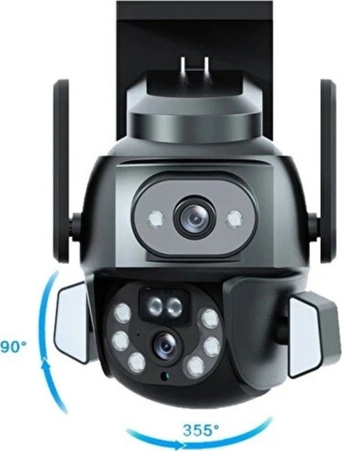 3MP + 3MP Wi-Fi IP TF Kart Girişli Optik Zoom Kamera