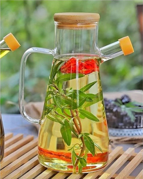 Borosilikat Cam 900 ml. Yağdanlık