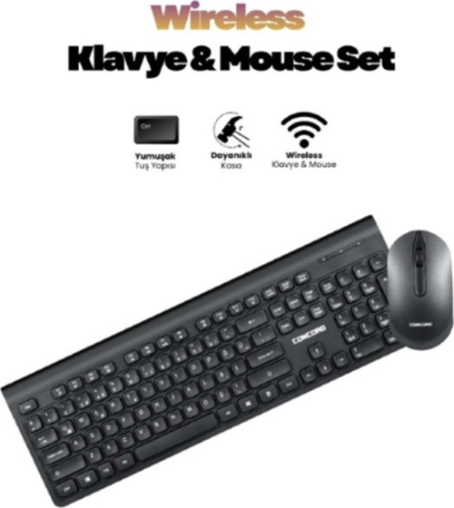 Multimedya Q Klavye Ve Mouse Seti