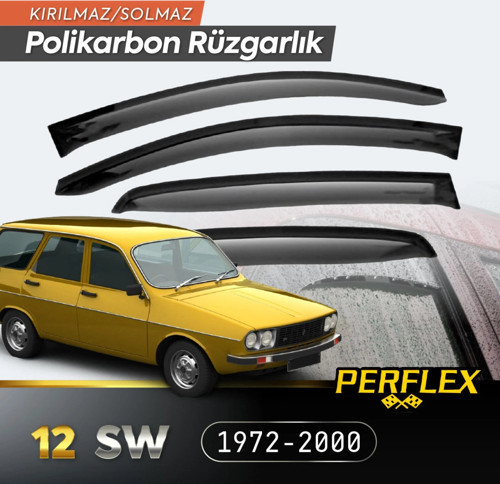 Renault 12 SW 1972-2000 Cam Rüzgarlığı V2 Mugen