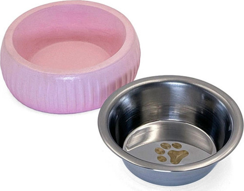 Mikopet Organik Seramik Mama Kabı Pembe