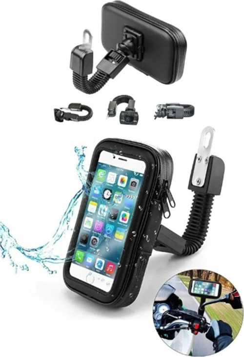 Su Geçirmez Motosiklet Telefon Tutucu