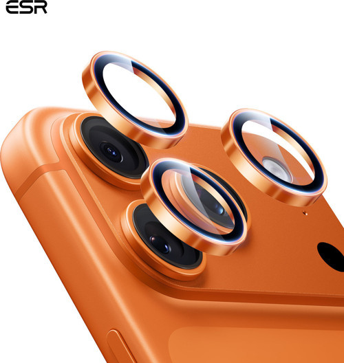 Armorite Kamera Lens Koruyucu iPhone 14-15-16–17 Pro/Pro Max (Turuncu)