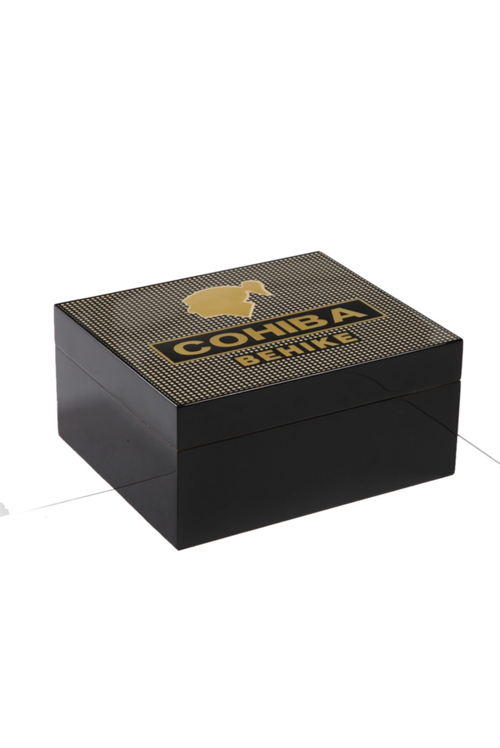 Behike Piyano Siyah Humidor Puro Kutusu