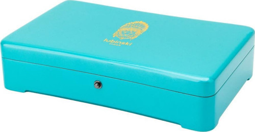 Yeni Stil Slim Puro Kutusu Humidor Lake Mavi 12's
