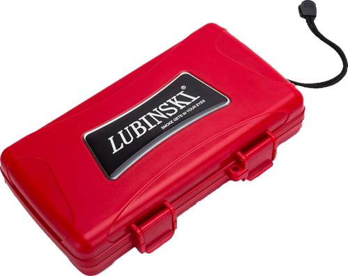 Seyahat Puro Kutusu Humidor Kırılmaz Plastik Kırmızı 5's