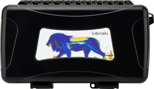 Seyahat Puro Kutusu Humidor Kırılmaz Plastik Siyah Lion 5's