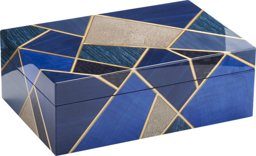 Italy Handmade Humidor Puro Kutusu - Tellux Collection- Mediterraneo- 50's