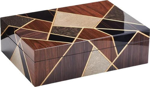 Italy Handmade Humidor Puro Kutusu - Tellux Collection- Vulcano- 50's
