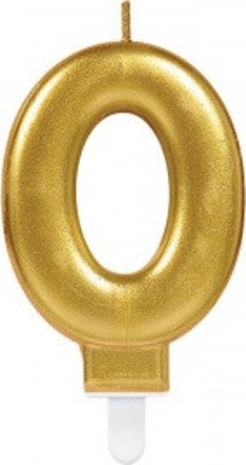 0 Rakam Mum Gold Renk