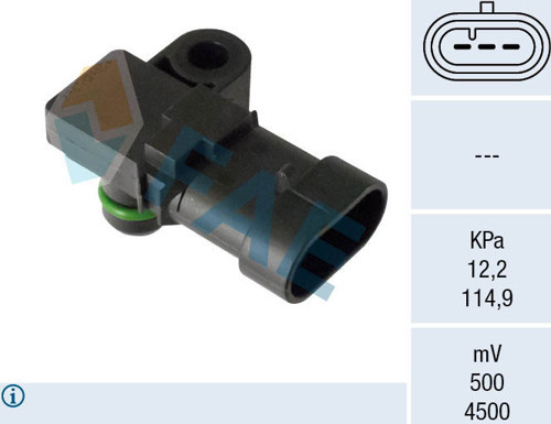 Emme Manıfold Map Basınc Sensoru Cruze-Astra H-Zafıra B 1.6-1.8 Xer-Xep 55563375-1238394