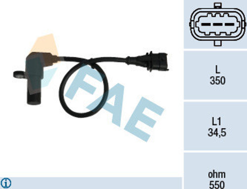 Krank Mil Sensörü Astra G 98-00 -Vectra B 95-00 -Zafıra 1.8 16V 00 > 6238459-90520856