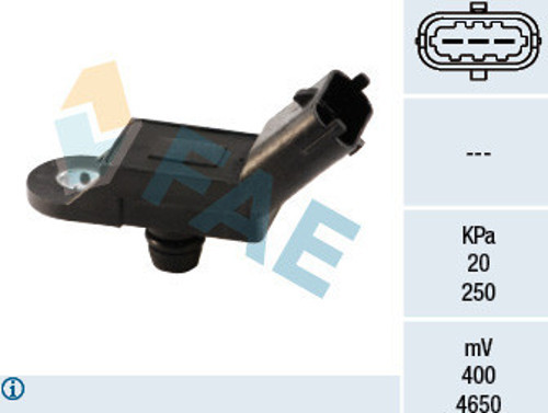 Map Sensörü Fıat Doblo 05> 500 07> Punto 09> Bravo Iı 07>14 Brava 00> Alfa Romeo Gıul