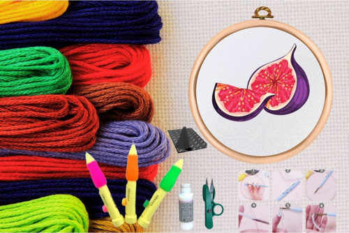 Punch Seti Nakış Seti Kasnaklı Kendin Yap Seti Seri 5