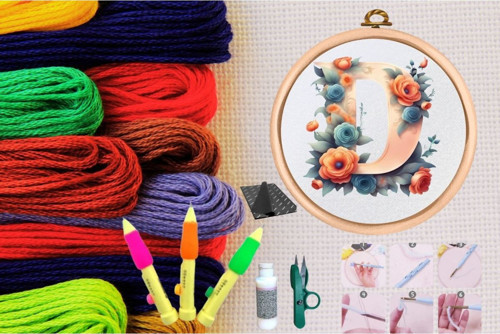 Punch Seti Nakış Seti Kasnaklı Kendin Yap Seti Seri 63