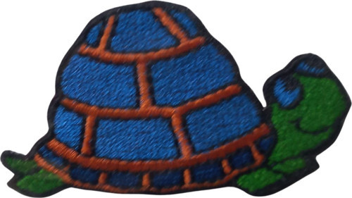 Aplike Ütü İle Yapışan Kaplumbağa Arma 4X3 Cm