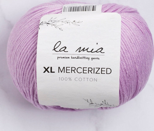 La Mia Xl Mercerized Lila El Örgü İpi - 53 - 33764