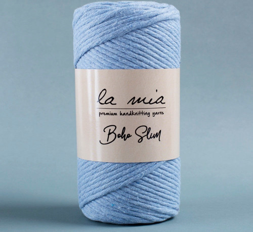 La Mia Boho Slim Açık Mavi El Örgü İpi -L069 - 34204