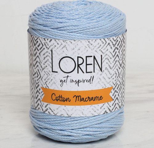 Loren Cotton Macrame Bebe Mavi - R051 - 34375