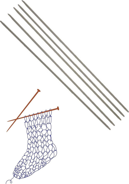Çorap Şiş Metalize 20 Cm 3,5 Numara