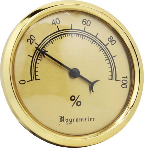 Germany Puro Kutusu Humidor Nemölçer (Higrometre)7.5cm