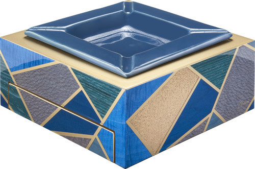 Italy Handmade Çekmeceli Puro Küllük - Tellux Collection- Mediterraneo