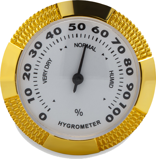 Puro Kutusu Humidor Nemölçer Higrometre 5cm