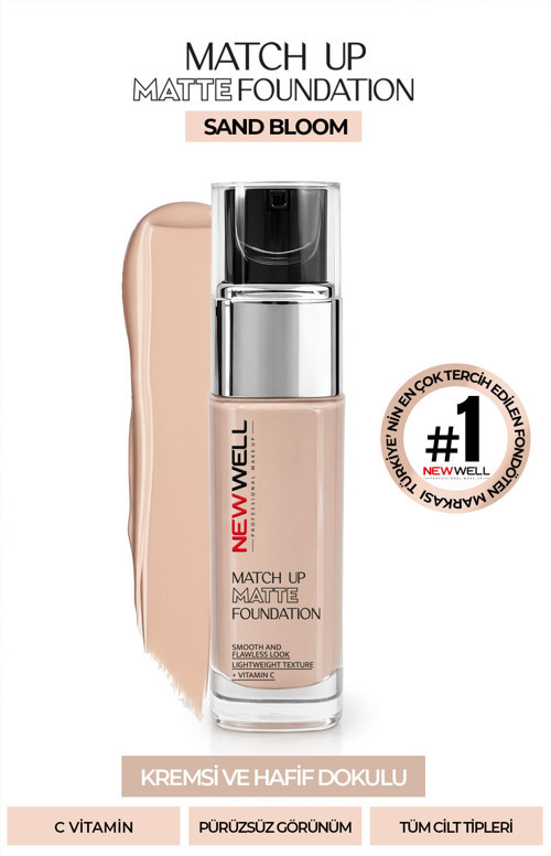 Match Up Matte Foundation Sand Bloom 01 34 gr