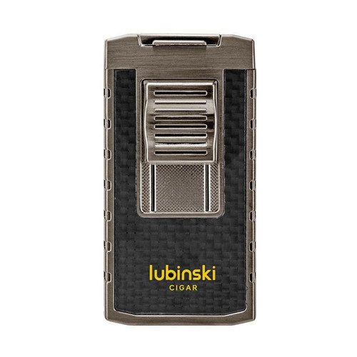Yeni Stil Delicili Çift Torch Puro Çakmağı Gunmetal