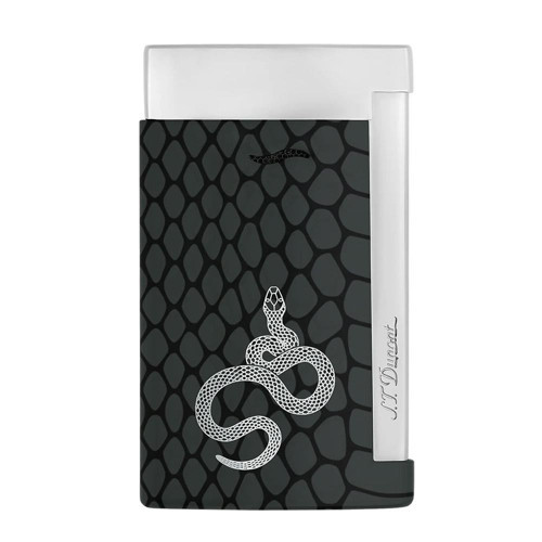 S. T. Dupont S.T. Dupont Chinese New Year Snake Slim 7 Black Çakmak 27076