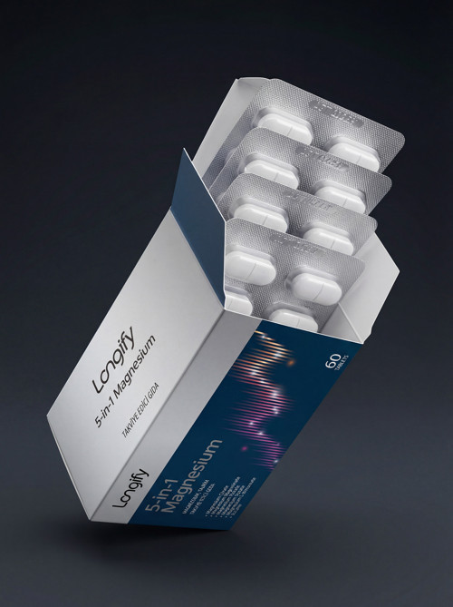 5-in-1 Magnesium; Magnezyum Bisglisinat, Sitrat, Malat, L-Treonat, Taurat ve Taurin 60 Tablet