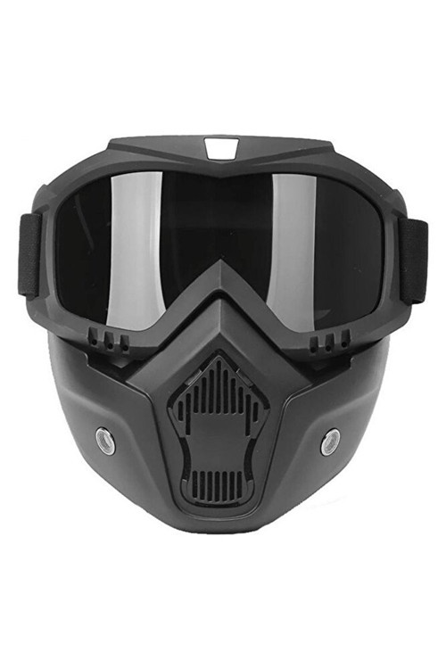 Koruyucu Motosiklet Jet Kask Maskesi