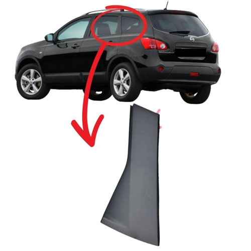 Nissan Qashqai Cam Bakalit Arka Üst Köşe Sol 2007-2013