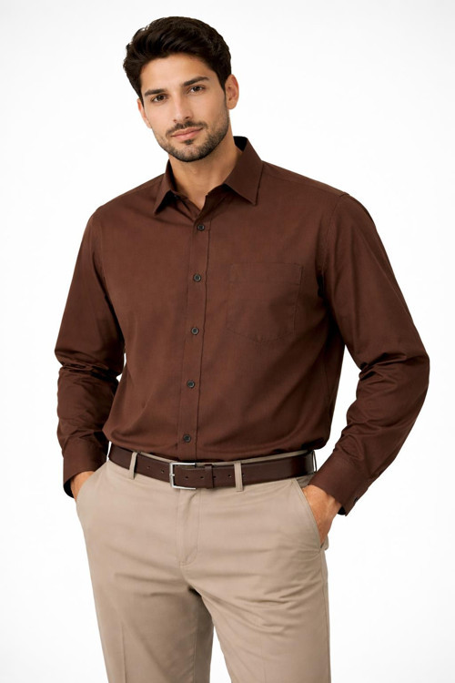 Uzun Kol Regular Fit Erkek Gömlek - 7528