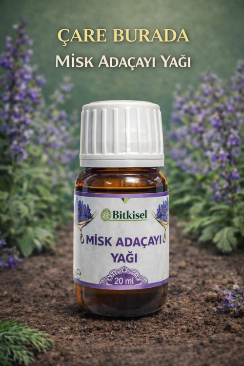 Bitkisel Misk Adaçayı Yağı 20 Ml