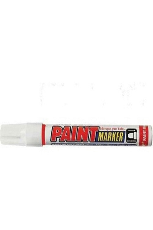 Paint Marker Silinmez Yazı Kalemi Metal Beyaz Renk Yazar